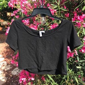 Black Crop Top